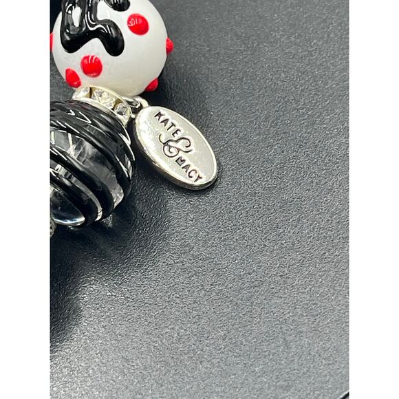 *Katie and‎ May Red And Black Glass Musical Beads Stretch Bracelet - Picture 3 of 4